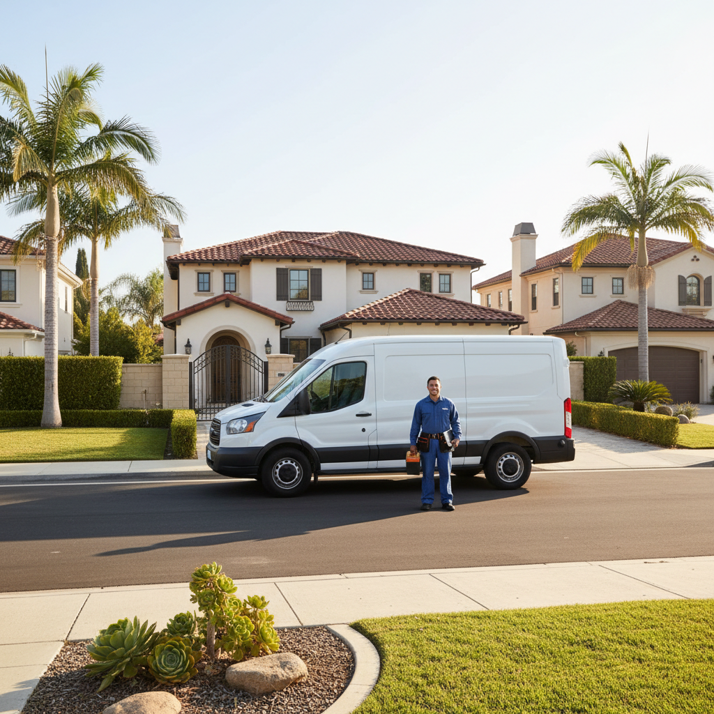 Local appliance repair service in Southern California neighborhood